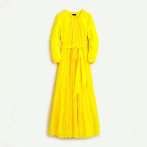 Jcrew tiered maxi dress